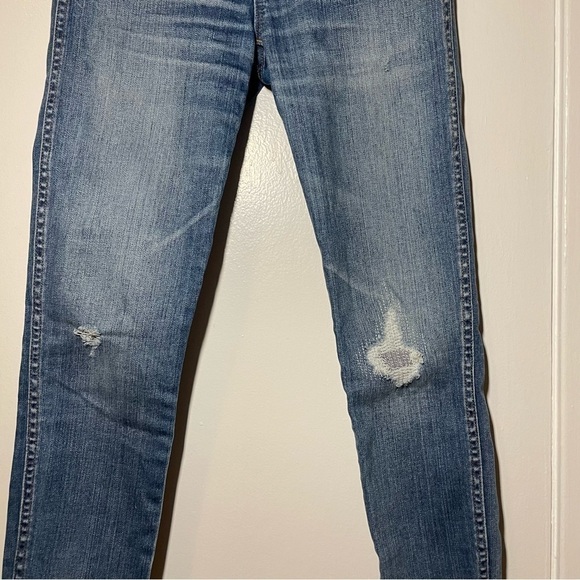 MADEWELL 9" High-Rise Skinny Jeans Rip and Repair Edition size 24 - Picture 5 of 10